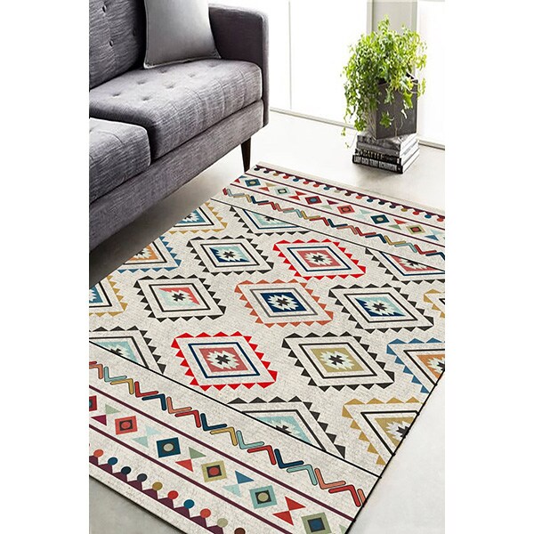 Covor living / dormitor Country, 160 x 230 cm, poliester, multicolor