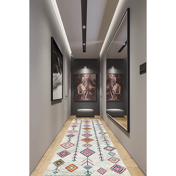Covor living / dormitor Rustic, 120 x 180 cm, poliester, multicolor