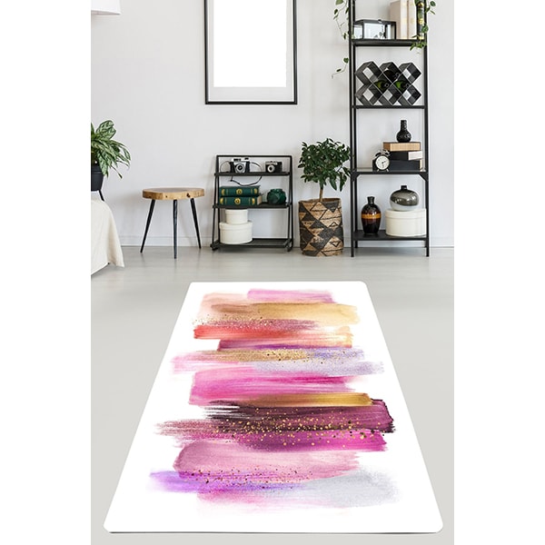 Covor living / dormitor Happy Paint, 80 x 200 cm, poliester, multicolor