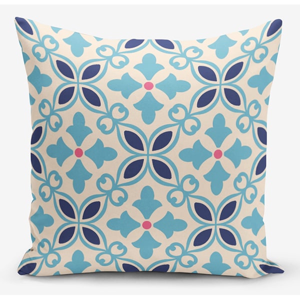 Set 4 fete de perna decorativa Ethnic Moroccan, 30% bumbac +70% poliester, 45 x 45 cm, multicolor