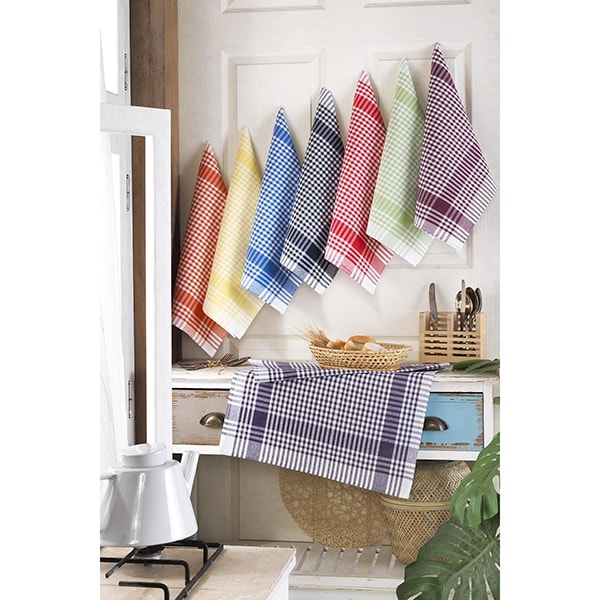 Set 8 prosoape bucatarie Clasic, 50 x 70 cm, bumbac, multicolor