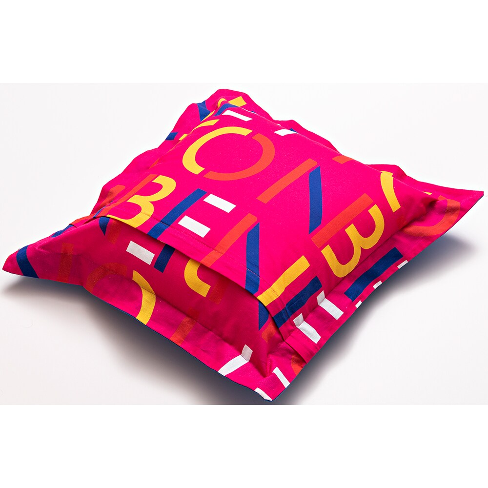 Perna decorativa BENETTON Rainbow, 40 x 40 cm, roz