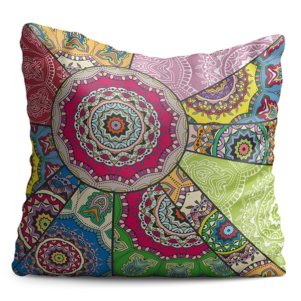Perna decorativa Boho, 40 x 40 cm, multicolor