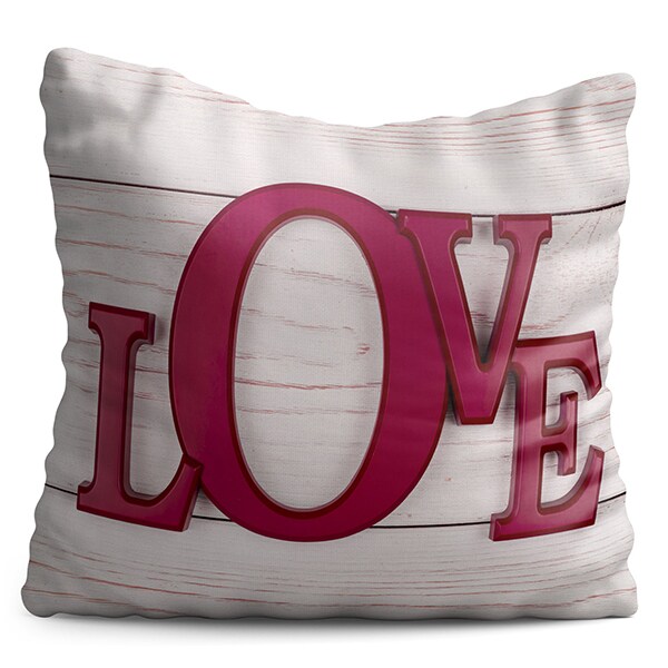 Perna decorativa Love, 40 x 40 cm, multicolor