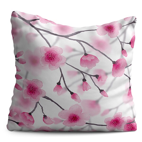 Perna decorativa Cherry Flower, 40 x 40 cm, multicolor
