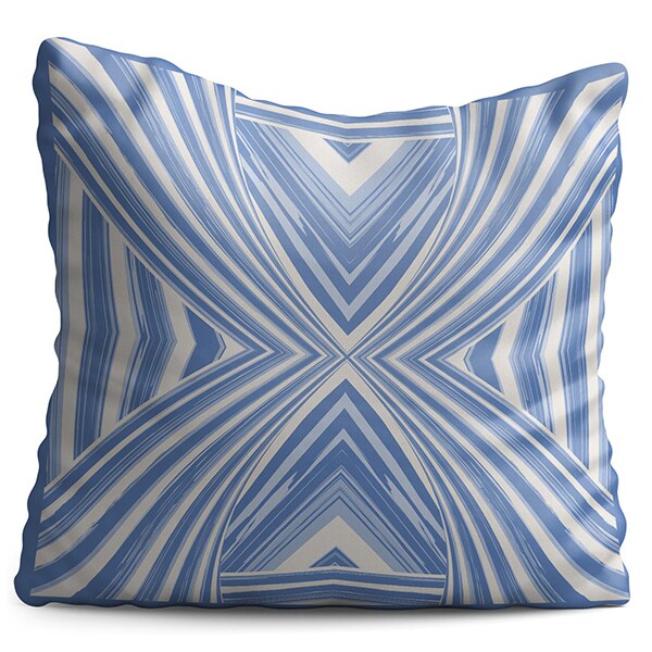 Perna decorativa Blue Modern, 40 x 40 cm, multicolor