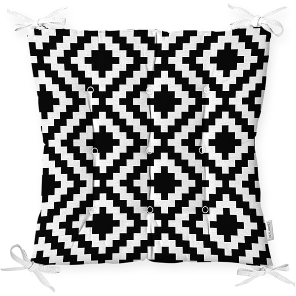 Perna scaun Geometric, 43 x 43 cm, multicolor