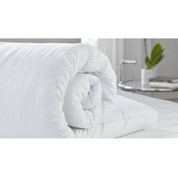 Pilota MILA HOME, microfibra, 200 x 200 cm, alb