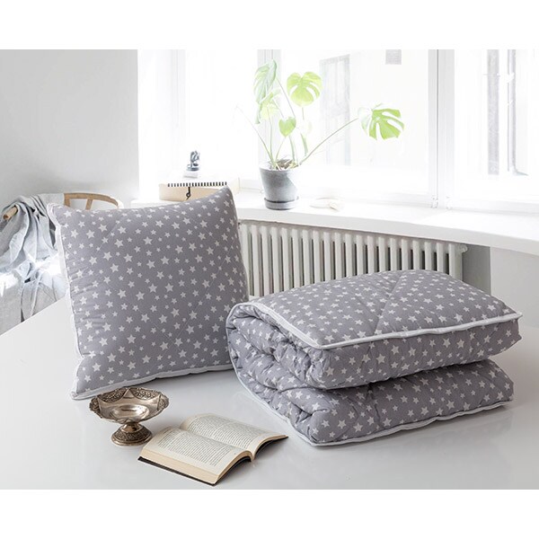 Pilota ESHO Boma, microfibra, 150 x 200 cm, gri