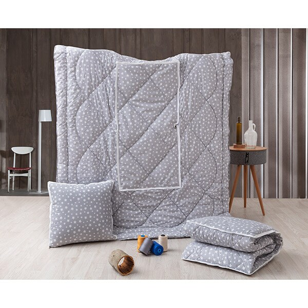 Pilota ESHO Boma, microfibra, 150 x 200 cm, gri