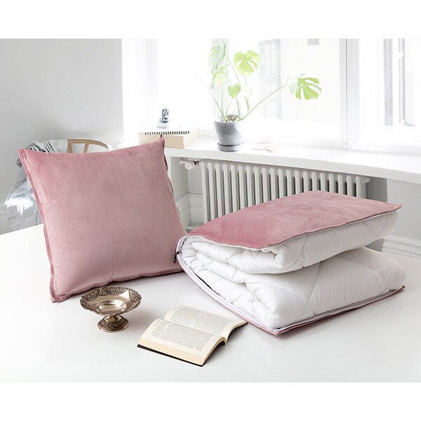 Pilota ESHO Flow, microfibra, 150 x 200 cm, roz