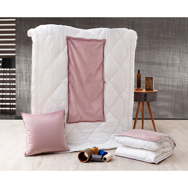 Pilota ESHO Flow, microfibra, 150 x 200 cm, roz