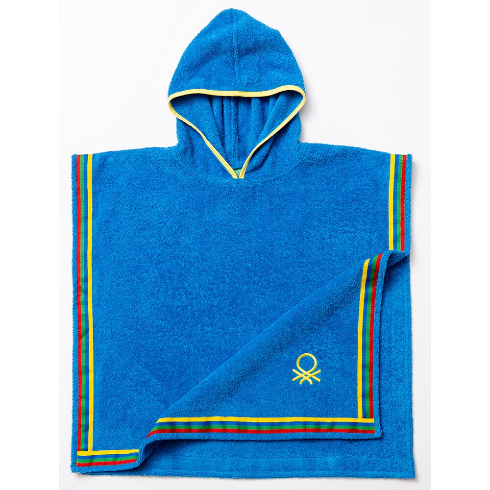 Halat de baie BENETTON BE-1397-BL, copii, bumbac, 2-4 ani, albastru