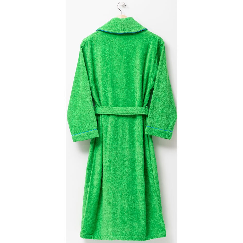 Halat de baie BENETTON Rainbow, unisex, bumbac, M/L, verde