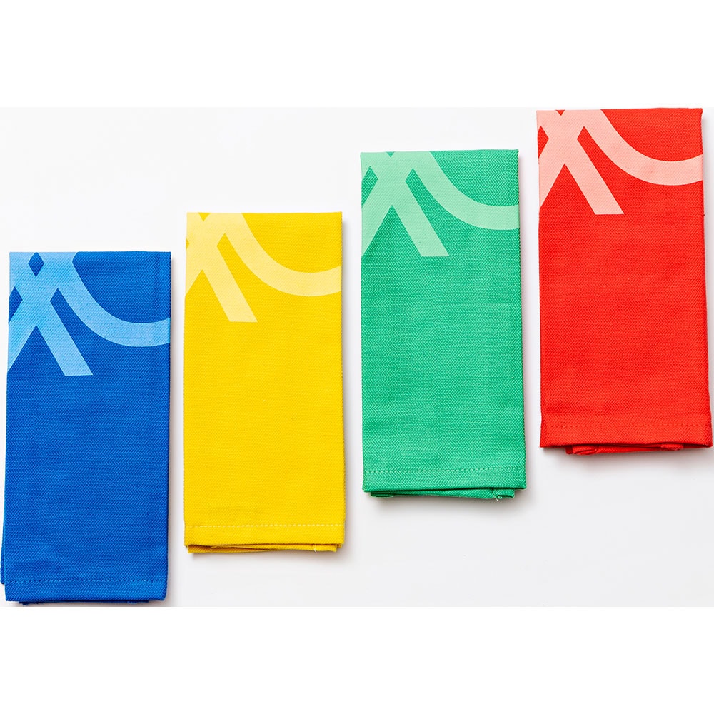 Suport farfurii BENETTON Rainbow1, 30 x 45 cm, 4 bucati, multicolor
