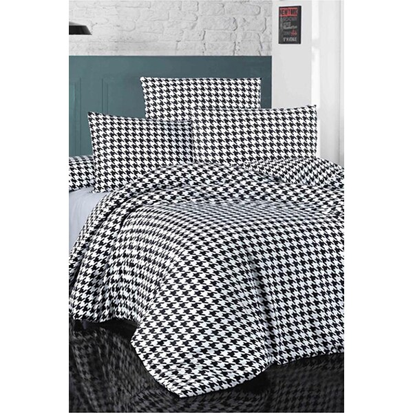 Lenjerie de pat Pearl, 1 persoana, 65% bumbac + 35% poliester, 160 x 220 cm, 3 piese