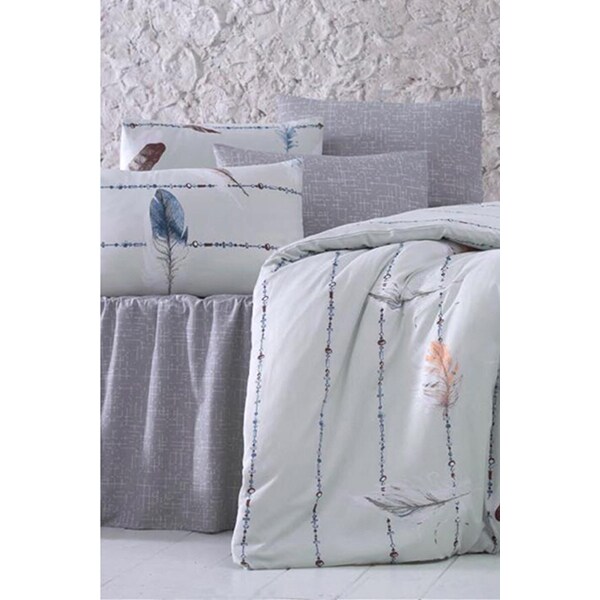 Lenjerie de pat Pero, 1 persoana, 65% bumbac + 35% poliester, 160 x 220 cm, 3 piese