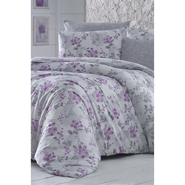 Lenjerie de pat Marilyn, 1 persoana, 65% bumbac + 35% poliester, 160 x 220 cm, 3 piese