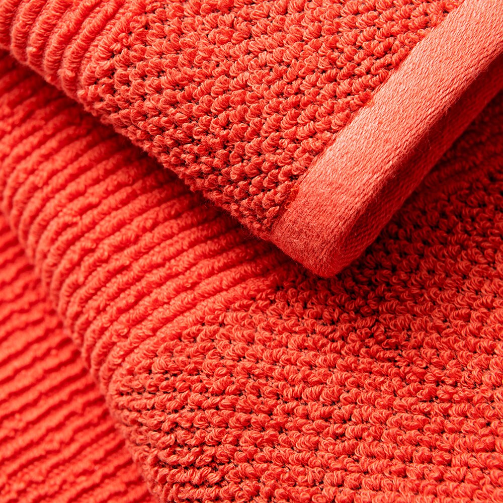 Set 3 prosoape baie Benetton Rainbow, 70 x 140 cm, 50 x 90 cm, 30 x 50 cm, bumbac, rosu