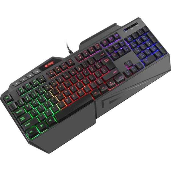 Tastatura Gaming FURY Skyraider, USB, negru