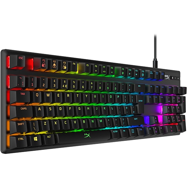 Tastatura Gaming Mecanica HyperX Alloy Origins RGB, Red Switch, US, negru