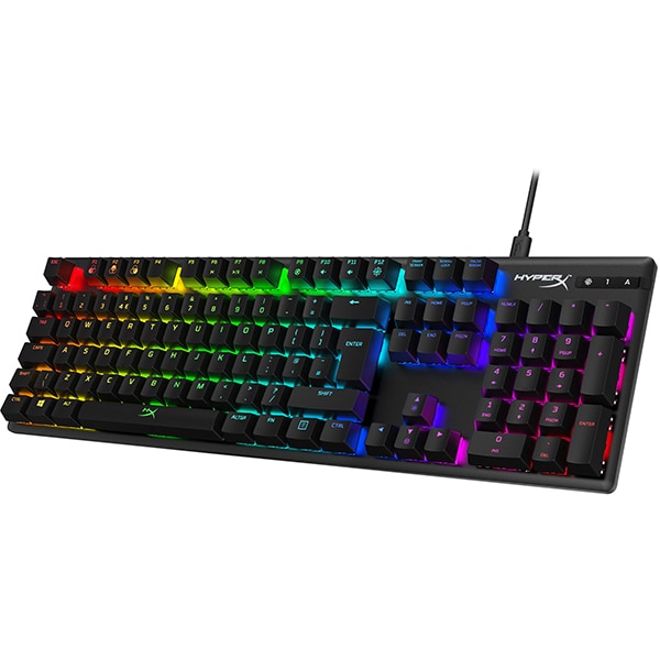 Tastatura Gaming Mecanica HyperX Alloy Origins RGB, Red Switch, US, negru
