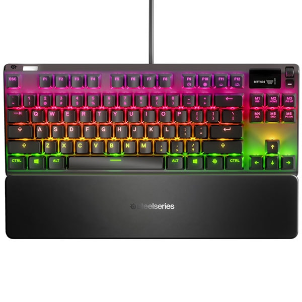 Tastatura Gaming mecanica STEELSERIES Apex 7 Tenkeyless, Red Switch, USB, negru