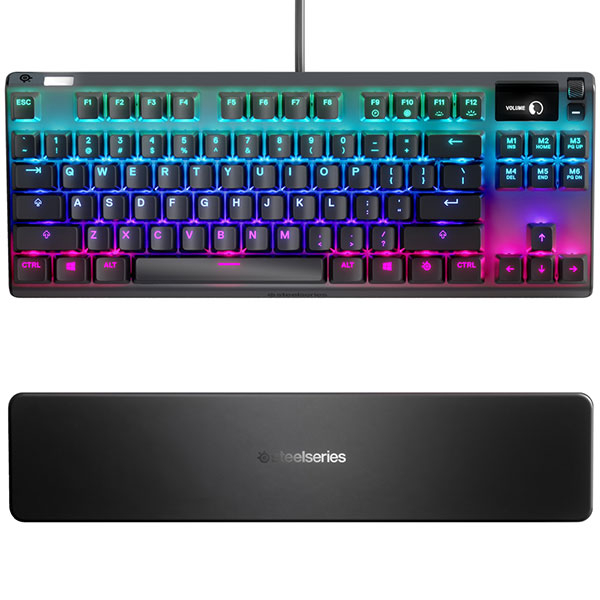 Tastatura Gaming mecanica STEELSERIES Apex 7 Tenkeyless, Red Switch, USB, negru