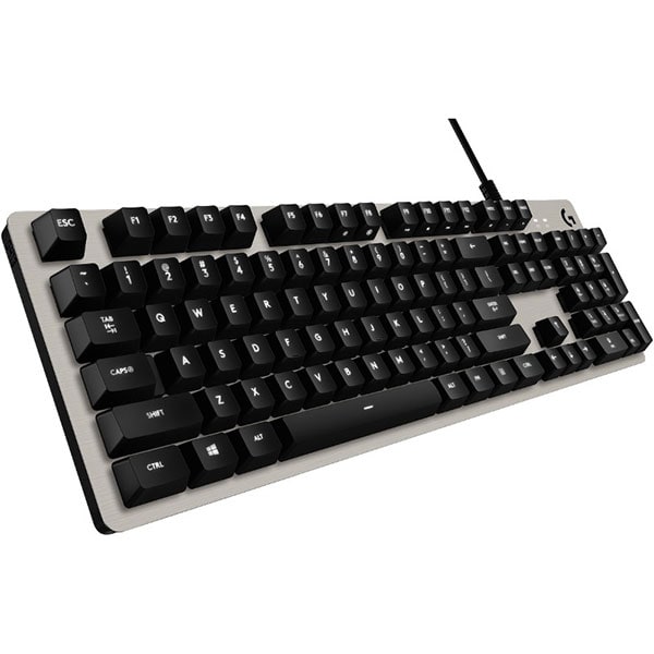 Tastatura Gaming mecanica LOGITECH G413 Silver White, Romer-G Switch, USB, Layout US INT, argintiu