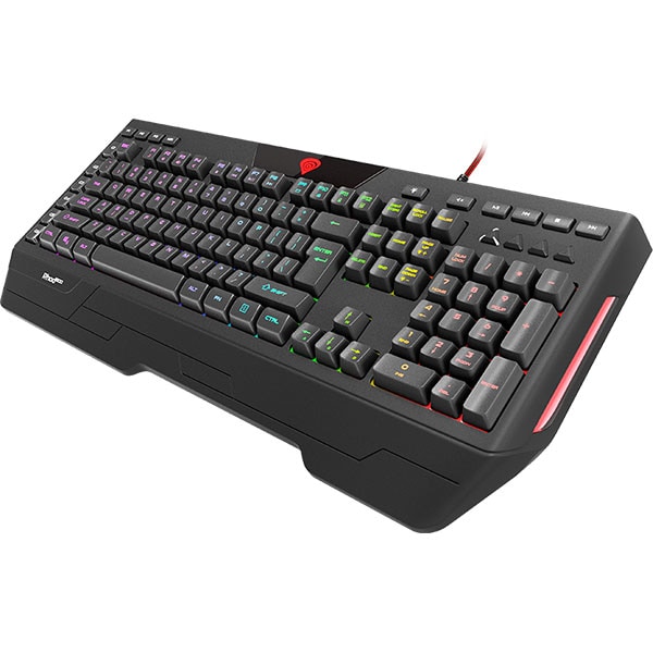 Tastatura Gaming NATEC Genesis Rhod 600 RGB, USB, Layout US, negru
