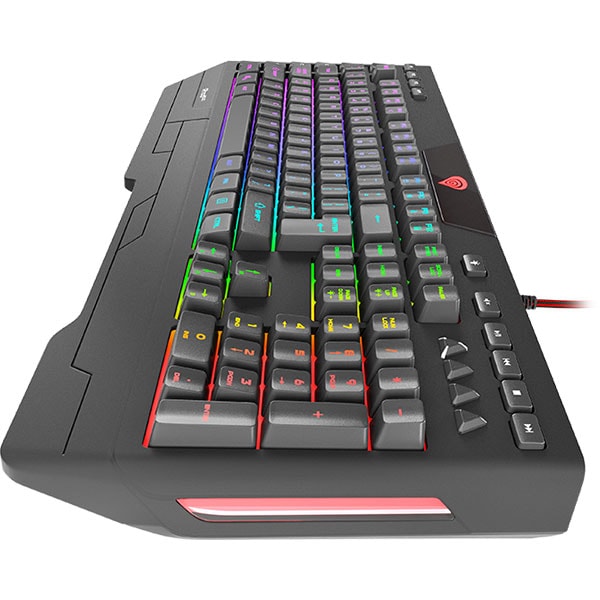 Tastatura Gaming NATEC Genesis Rhod 600 RGB, USB, Layout US, negru