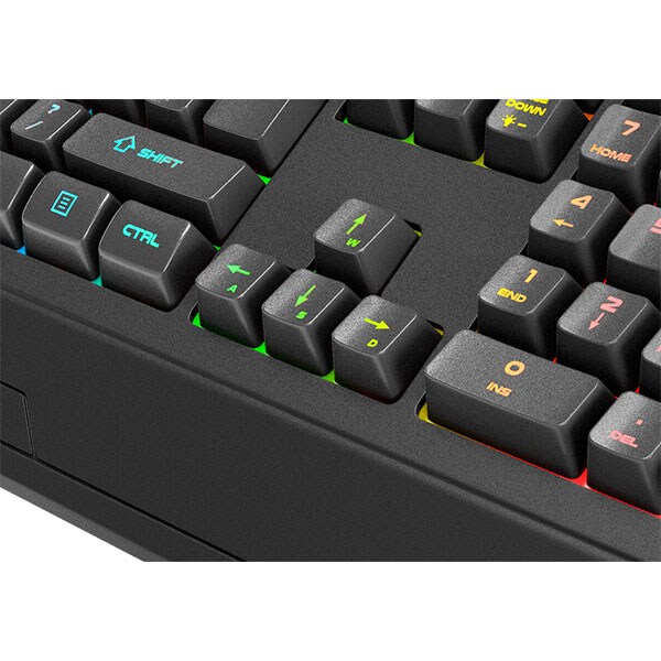 Tastatura Gaming NATEC Genesis Rhod 600 RGB, USB, Layout US, negru