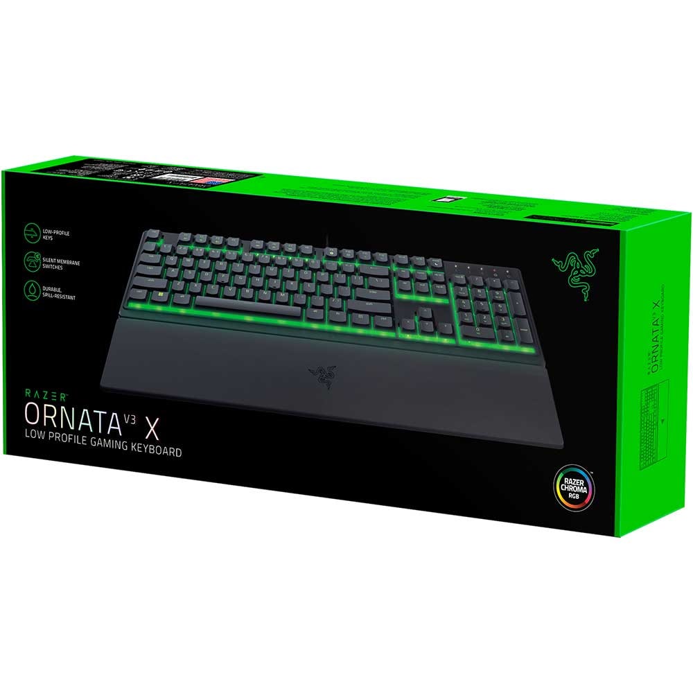 Tastatura Gaming RAZER Ornata V3 X, RGB, USB, Layout US, negru