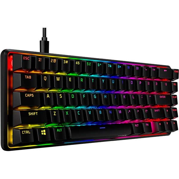 Tastatura Gaming mecanica HyperX Alloy Origins 65 Red, USB, Layout US, rosu