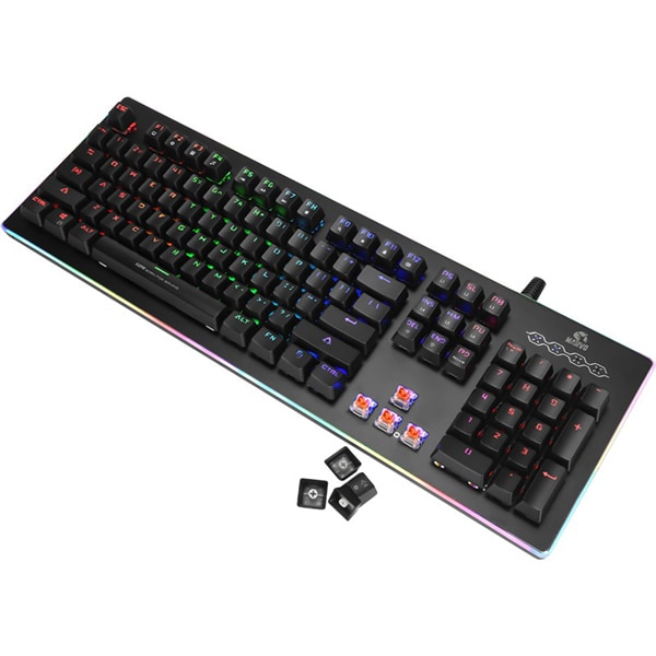 Tastatura Gaming mecanica MARVO KG940, Mecanic Optic Switch, USB, Layout US, negru