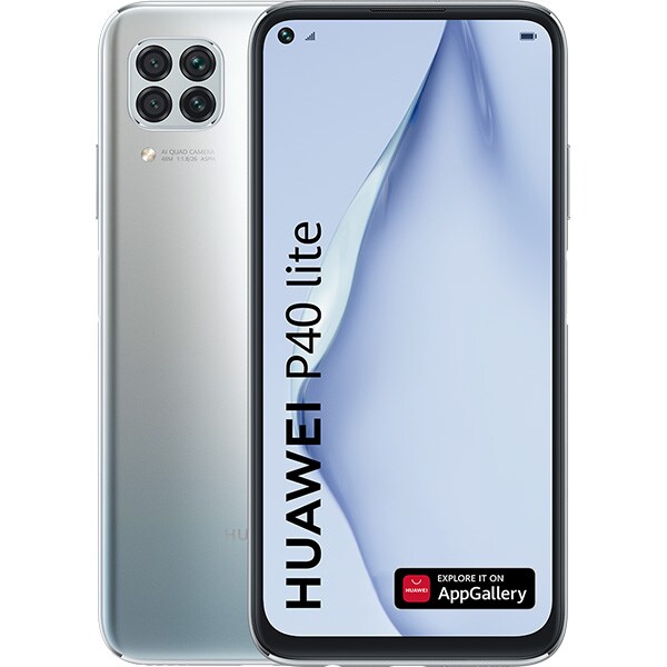 Telefon HUAWEI P40 Lite, 128GB, 6GB RAM, Dual SIM, Skyline Grey
