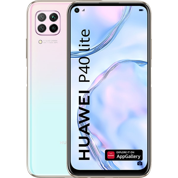 Telefon HUAWEI P40 Lite, 128GB, 6GB RAM, Dual SIM, Sakura Pink