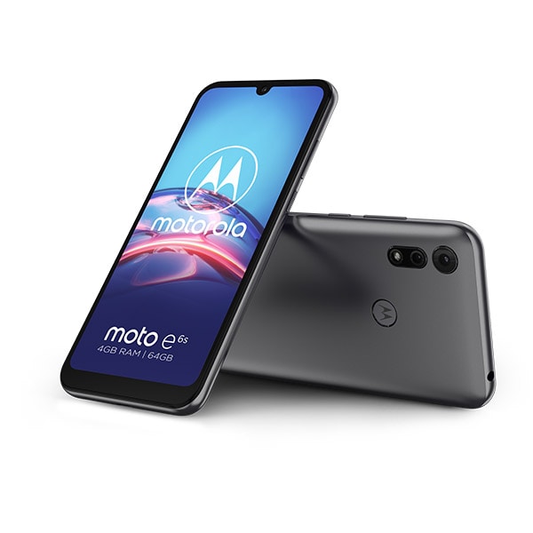 Telefon MOTOROLA Moto E6s Plus, 64GB, 4GB RAM, Dual SIM, Meteor Gray