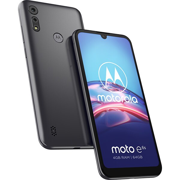 Telefon MOTOROLA Moto E6s Plus, 64GB, 4GB RAM, Dual SIM, Meteor Gray