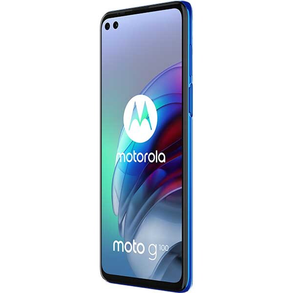 Telefon MOTOROLA Moto G100 5G, 128GB, 8GB RAM, Dual SIM, Iridescent Ocean