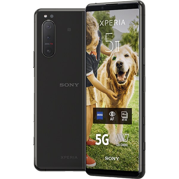 Telefon SONY Xperia 5 II 5G 128GB, 8GB RAM, Dual SIM, Black