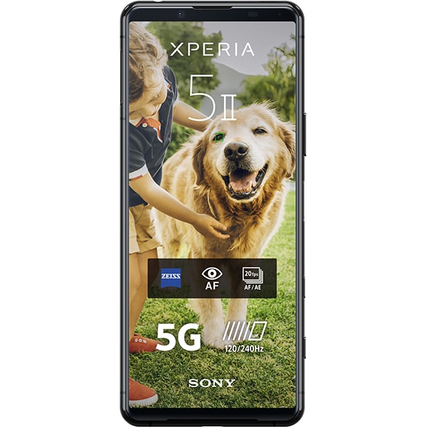 Telefon SONY Xperia 5 II 5G 128GB, 8GB RAM, Dual SIM, Black