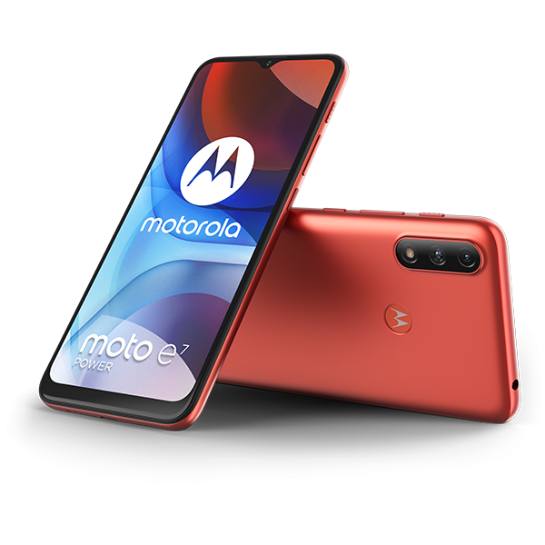 Telefon MOTOROLA Moto E7 Power, 64GB, 4GB RAM, Dual SIM, Coral Red