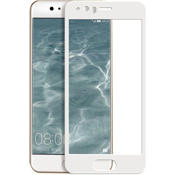 Folie Tempered Glass pentru Huawei P10 Plus, SMART PROTECTION, fulldisplay, alb