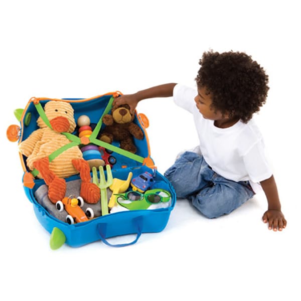 Troler copii TRUNKI Terrance, 46 cm, albastru deschis