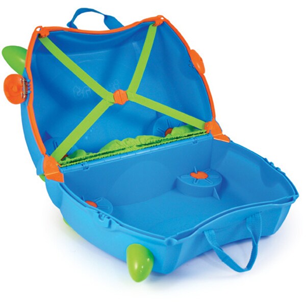Troler copii TRUNKI Terrance, 46 cm, albastru deschis