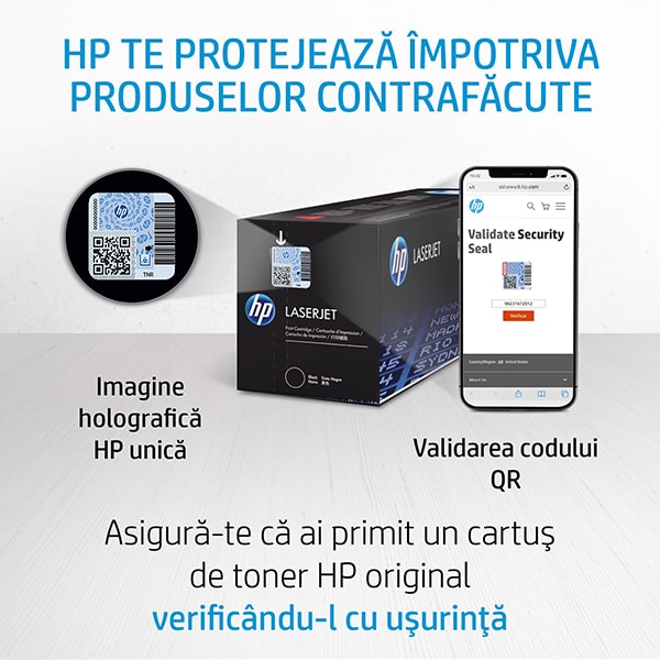 Toner original HP 90X (CE390X), negru