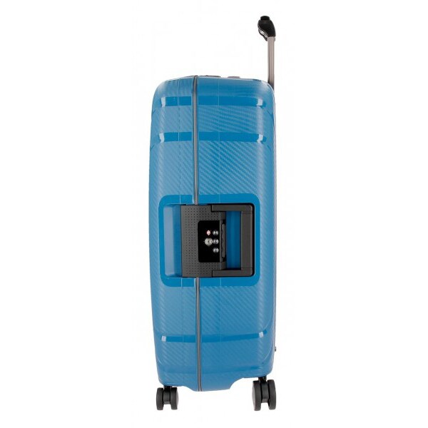 Troler MOVOM Newport, 65 cm, 4 roti, albastru