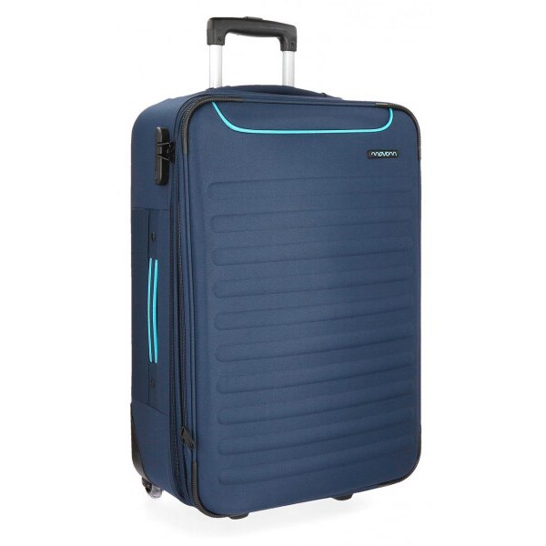 Troler MOVOM Nairobi, 65 cm, 2 roti, albastru