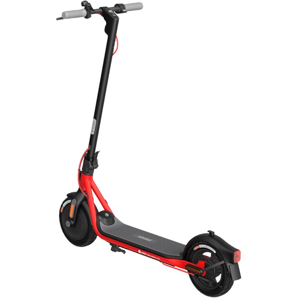 Trotineta electrica NINEBOT KickScooter D38E Powered by Segway, 10 inch, negru-rosu